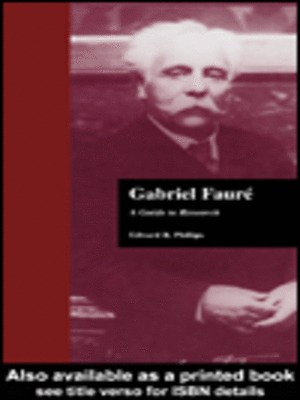 cover image of Gabriel Fauré
